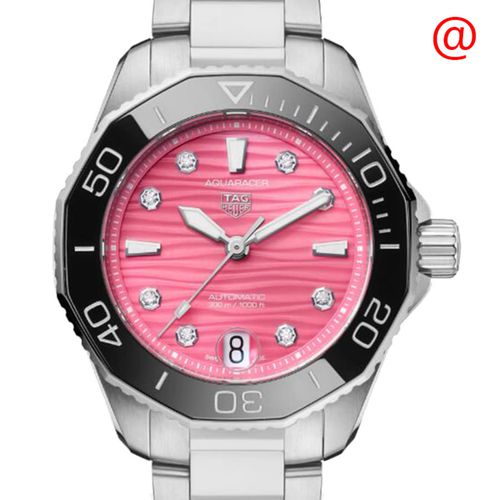 Aquaracer Automatic Diamond Pink Dial Ladies Watch WBP231J.BA0618