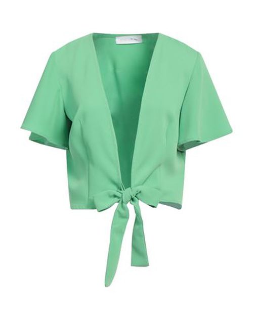 Woman Top Green Size 10 Polyester