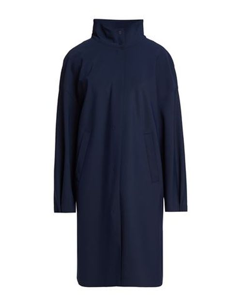 Woman Overcoat & Trench Coat Navy Size 6 Polyamide, Elastane