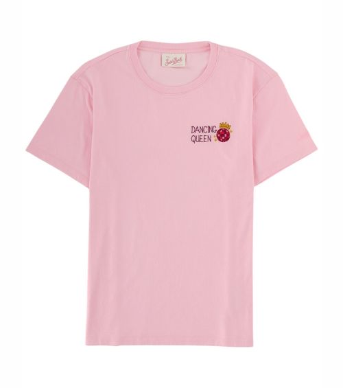 Pink Graphic Crew Neck T-Shirt