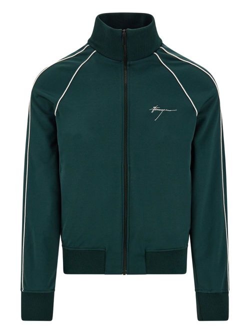 Ferragamo logo-print tracksuit top - Green