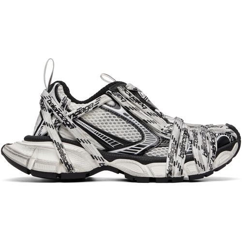 White & Black 3XL Extreme Laces Sneakers