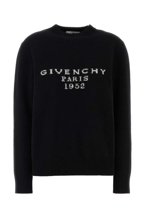 Black Wool Blend Sweater