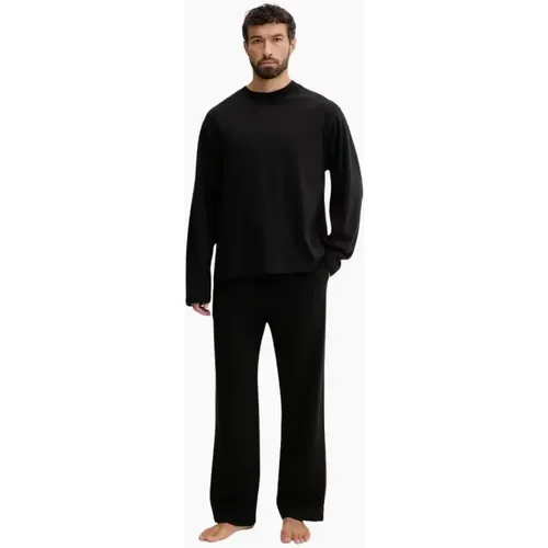 Calvin Klein Men's Icon Jersey Pyjama Set, Black