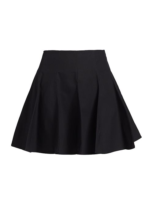 Women's Just A Pinch Ellis Pleated Miniskirt - Black