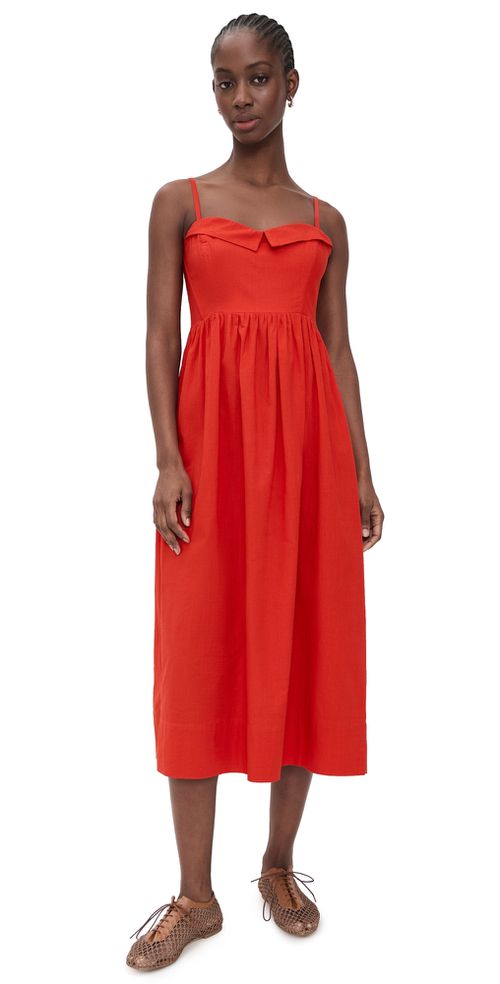 The Verse Dress Hot Red