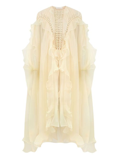 Billow asymmetric dress - Yellow