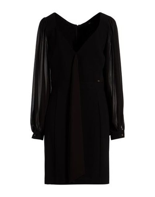 Woman Mini dress Black Size 8 Polyester