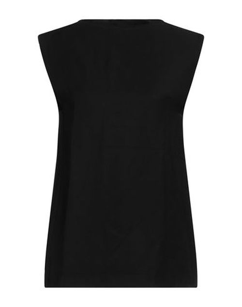Woman Top Black Size 0 Viscose, Linen