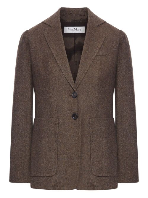 Wool Single-Breasted Jacket