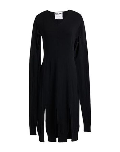 Woman Midi dress Black Size 8 Virgin Wool