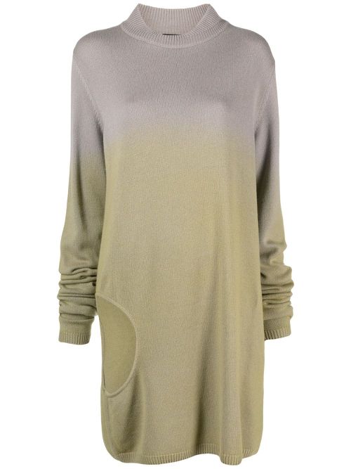 Subhuman cut-out jumper - Grey