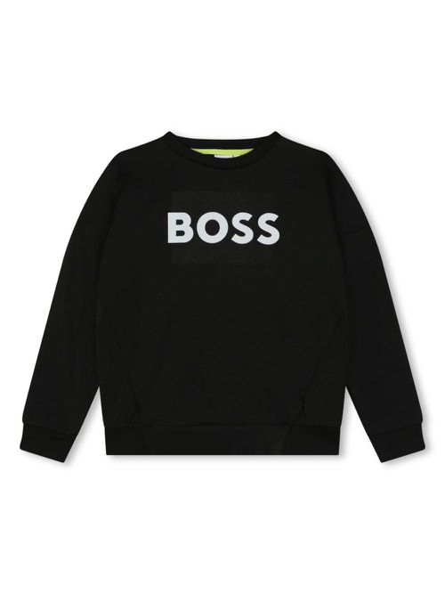Logo-print sweatshirt - Black