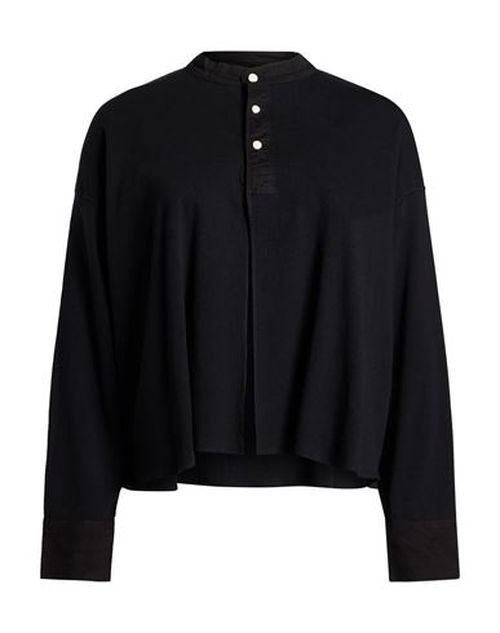 Boy Woman Shirt Black Size 1 Cotton