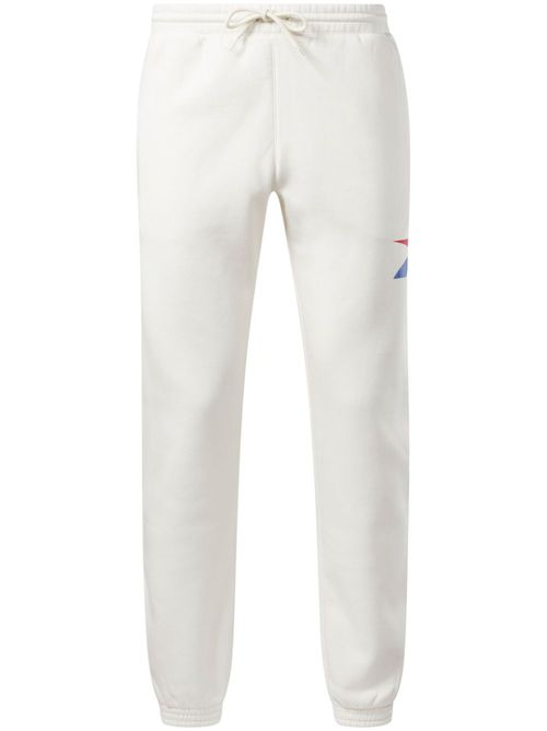Vector-logo track pants - White