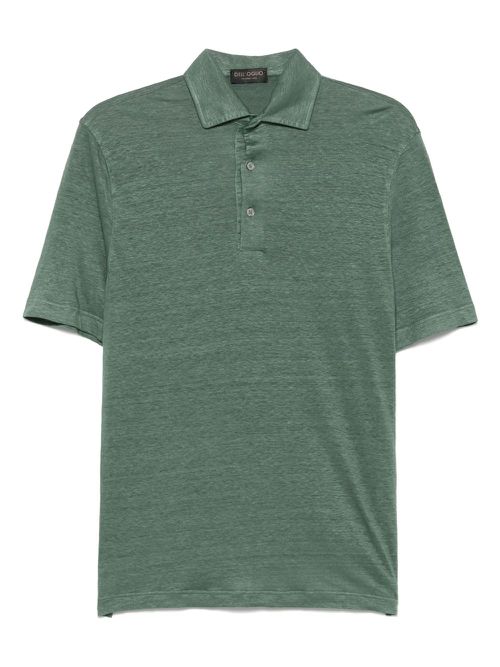 Dell'oglio linen polo shirt - Green