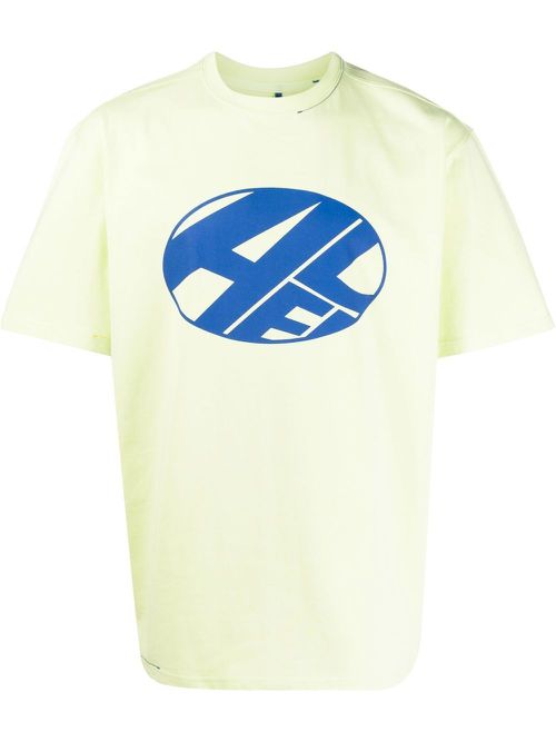 Logo crew-neck T-shirt - Yellow