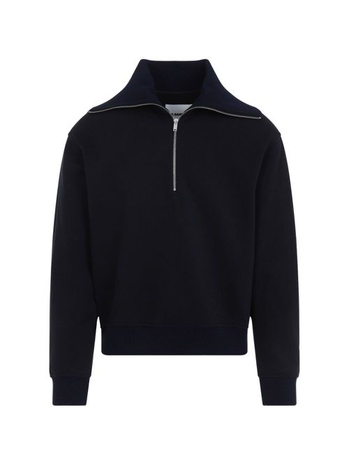 Cotton Sweatshirt With Zip