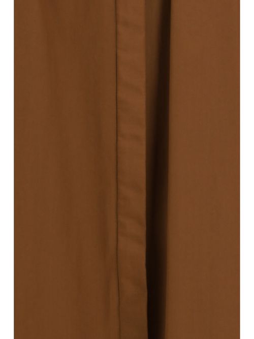 Studio Shirt Dress — Brown