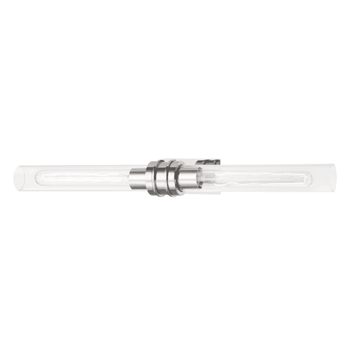 Polished Nickel Two Light Bath Bracket from the Oakfield Collection