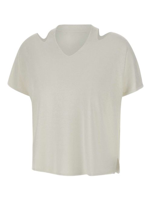 Kangra linen T-shirt - White