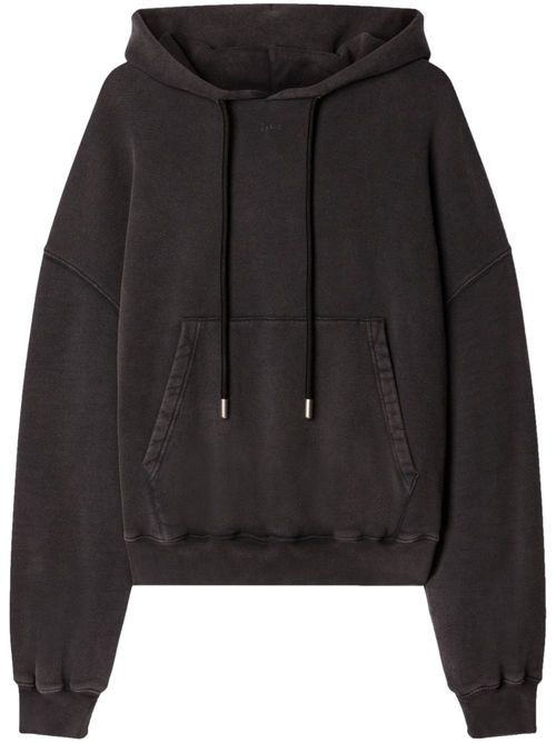 Super Moon cotton hoodie - Black