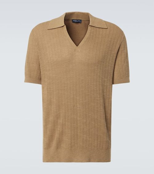 Joaquim cotton-blend polo sweater