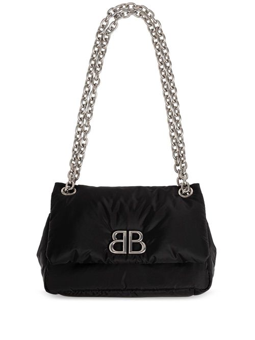 발렌시아가 여성 small Monaco shoulder bag - Black 7929772AA6J