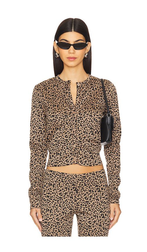 LIONESS x REVOLVE Cardi in Brown. -  XS also in M, S