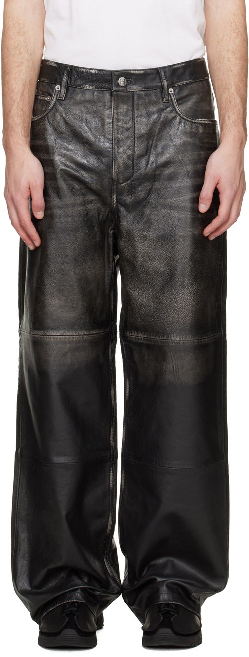 Black Blackjack MAXX Leather Pants