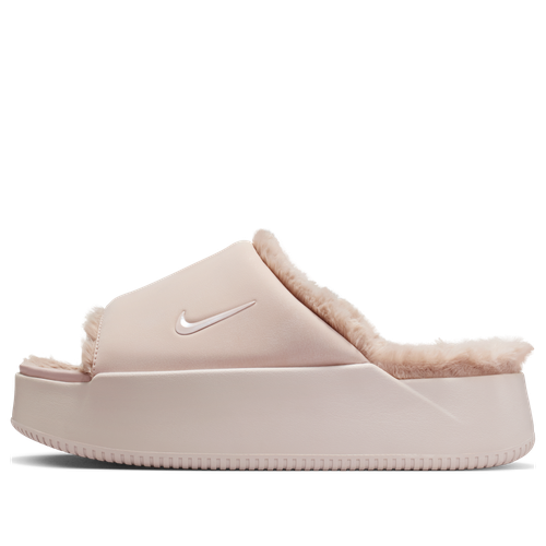 (WMNS) Calm Elevation Fur Slides 'Slit Red Malt'