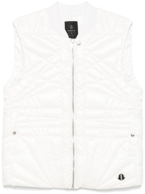 X Rick Owens Megapenta Flight gilet - White