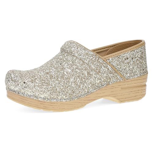 Dansko Professional Glitter Slip-On Clogs for Women