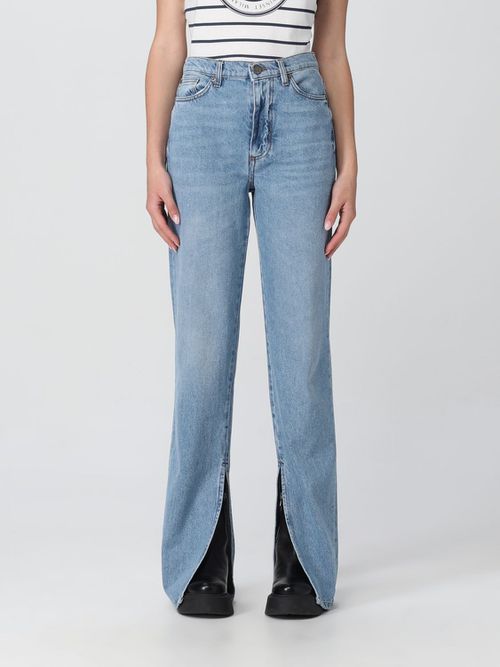 Pants Woman color Denim