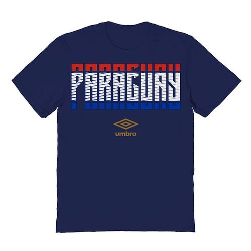 Men's Umbro Paraguay Country Stack Graphic Tee, : arge, Blue