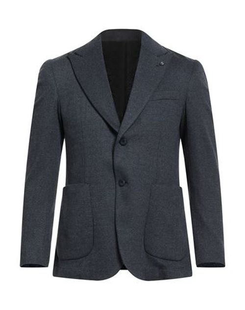 Man Blazer Navy Size 38 Viscose, Polyester, Cotton, Elastane