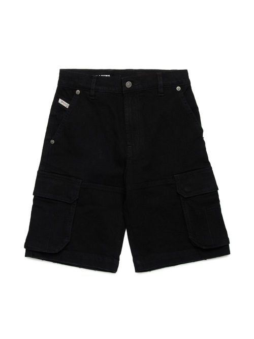 Pfish-Cargo-Sh-J shorts - Black