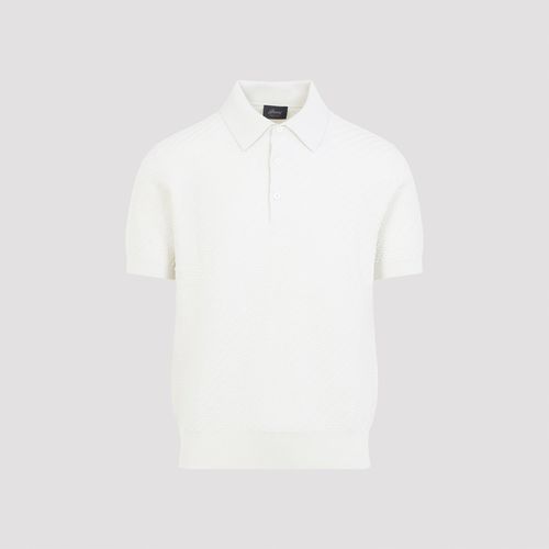 Waffle-knit Polo Shirt