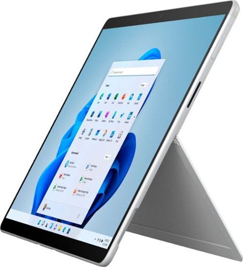 Geek Squad Certified Refurbished Surface Pro X – 13” Touch Screen – SQ1 – 8GB Memory – 128GB SSD  Device Only - Platinum