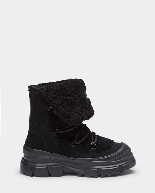 ROKI WOMEN'S WINTER BOOTS WITH FAUX SHEARLING