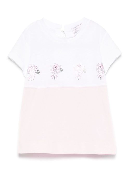 Rhinestone-embellished T-shirt - White
