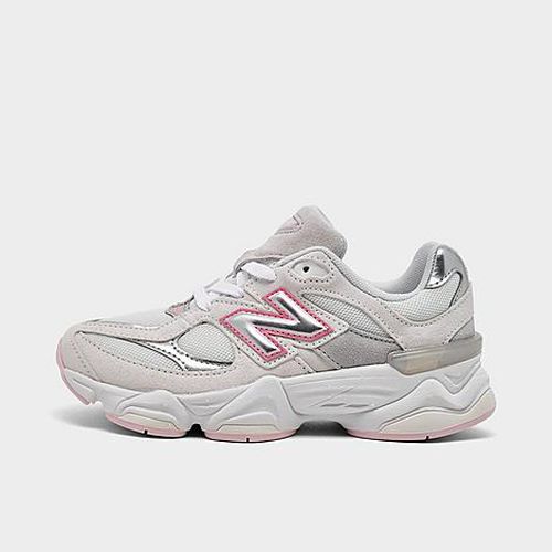 Girls' Little Kids 9060 Casual Shoes in Pink/Grey