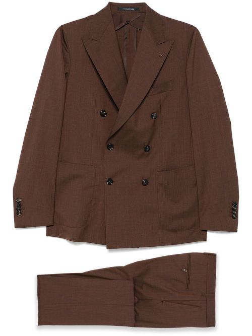 Virgin wool suit - Brown