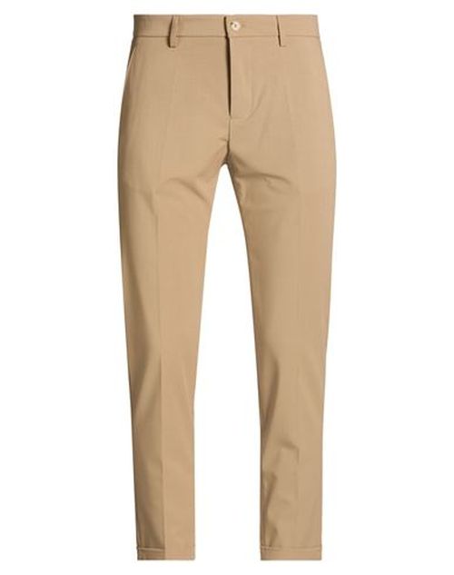 Man Pants Camel Size 36 Polyester, Viscose, Elastane