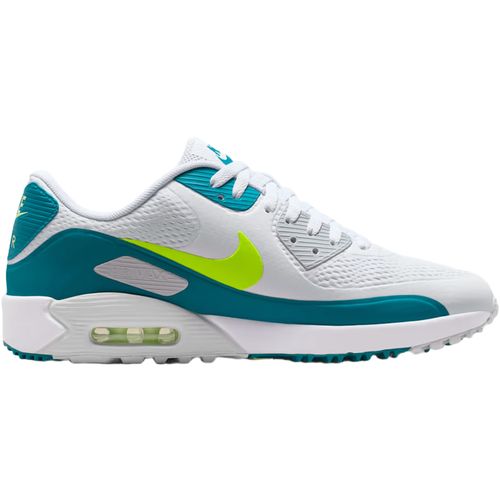 Nike Golf Golfschuhe Unisex Air Max 90 G, weiss/petro