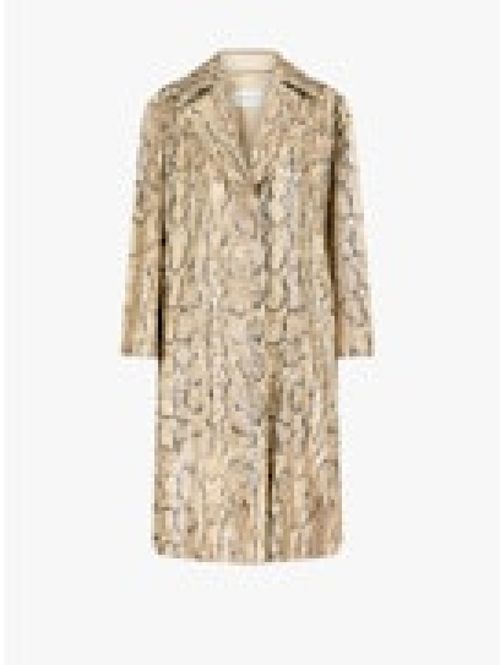 Beige Long Trench Coat