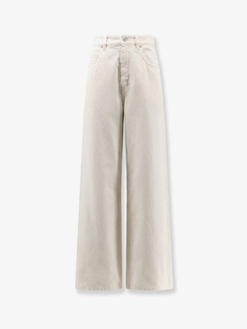 Relaxed Boyfriend Jeans — White