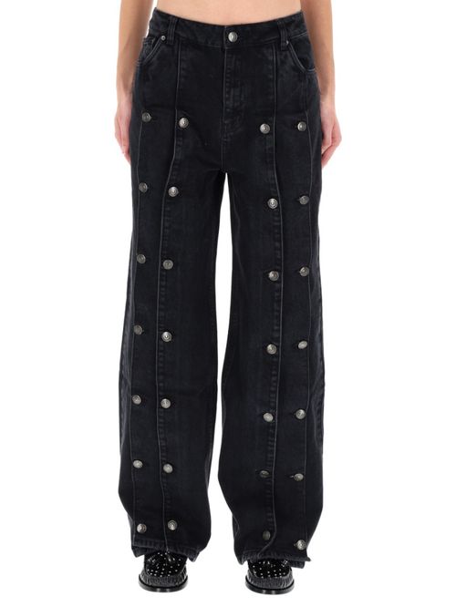 Black Relaxed High Rise Jeans