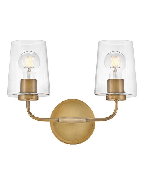 Heritage Brass LED Vanity from the Kline Collection
