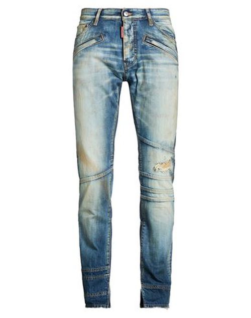 Man Jeans Blue Size 38 Cotton